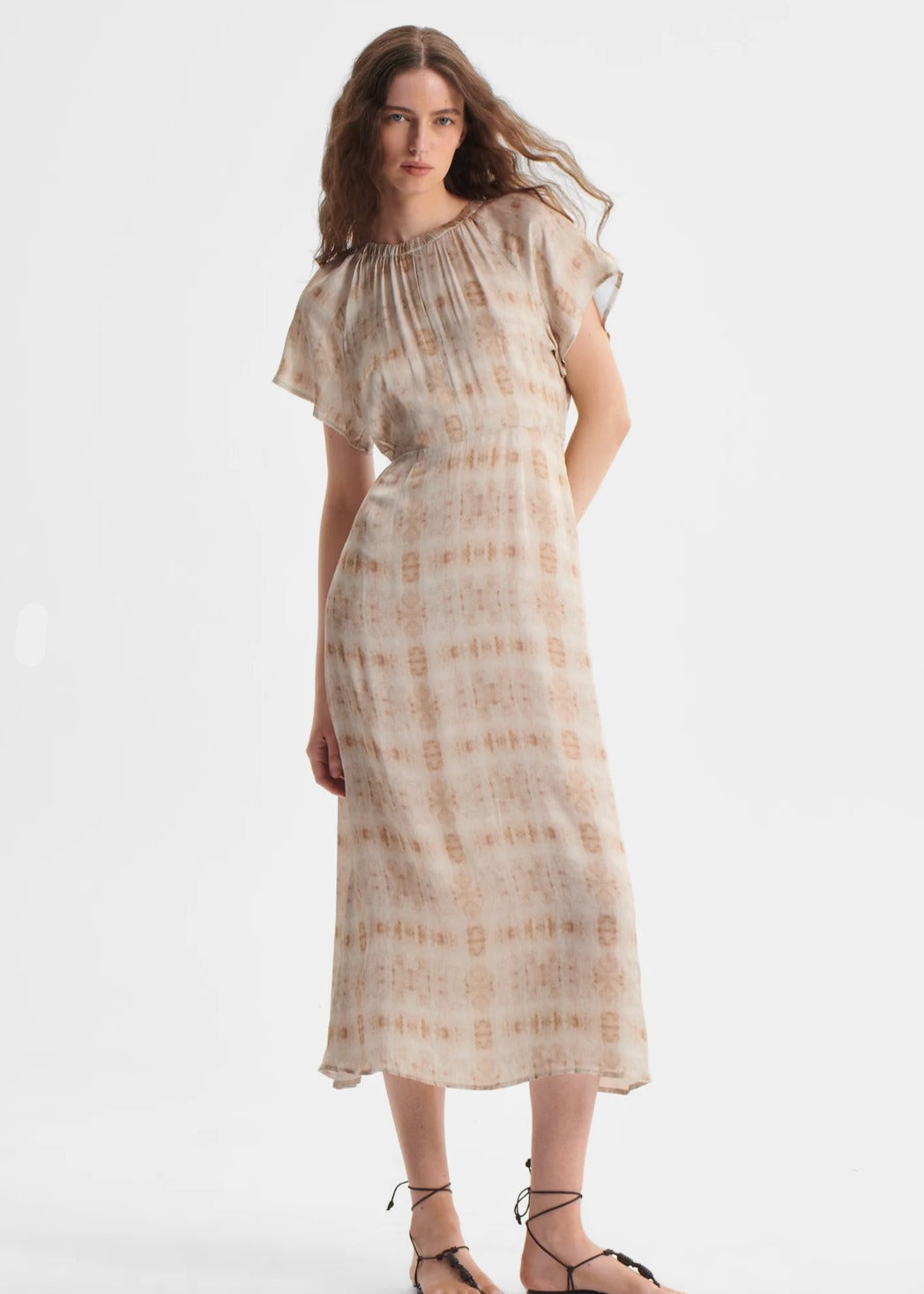 Lucille Tie Dress - Print