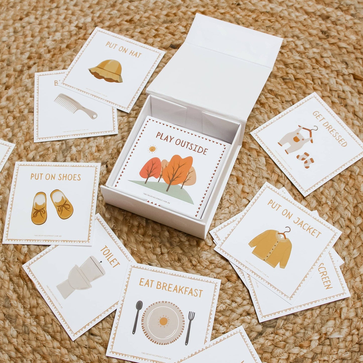 The Creative Sprout - 72 Daily Routine Cards