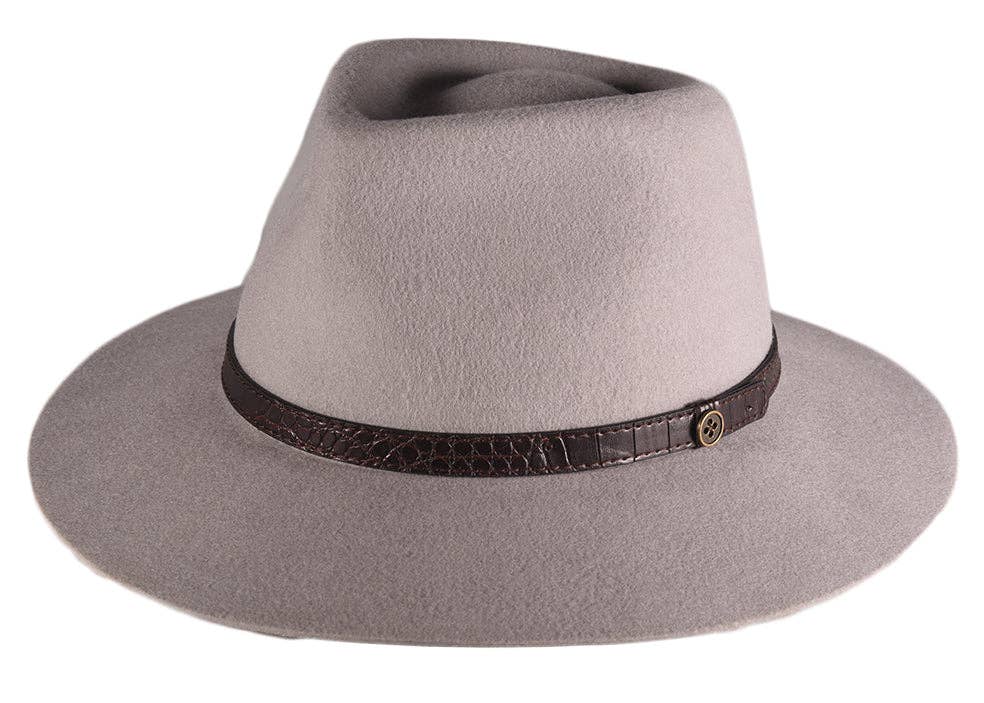 The DiNgo Felt Hat- Grey ML