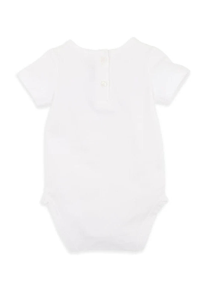 Songbird Embroidered Bodysuit - Cloud