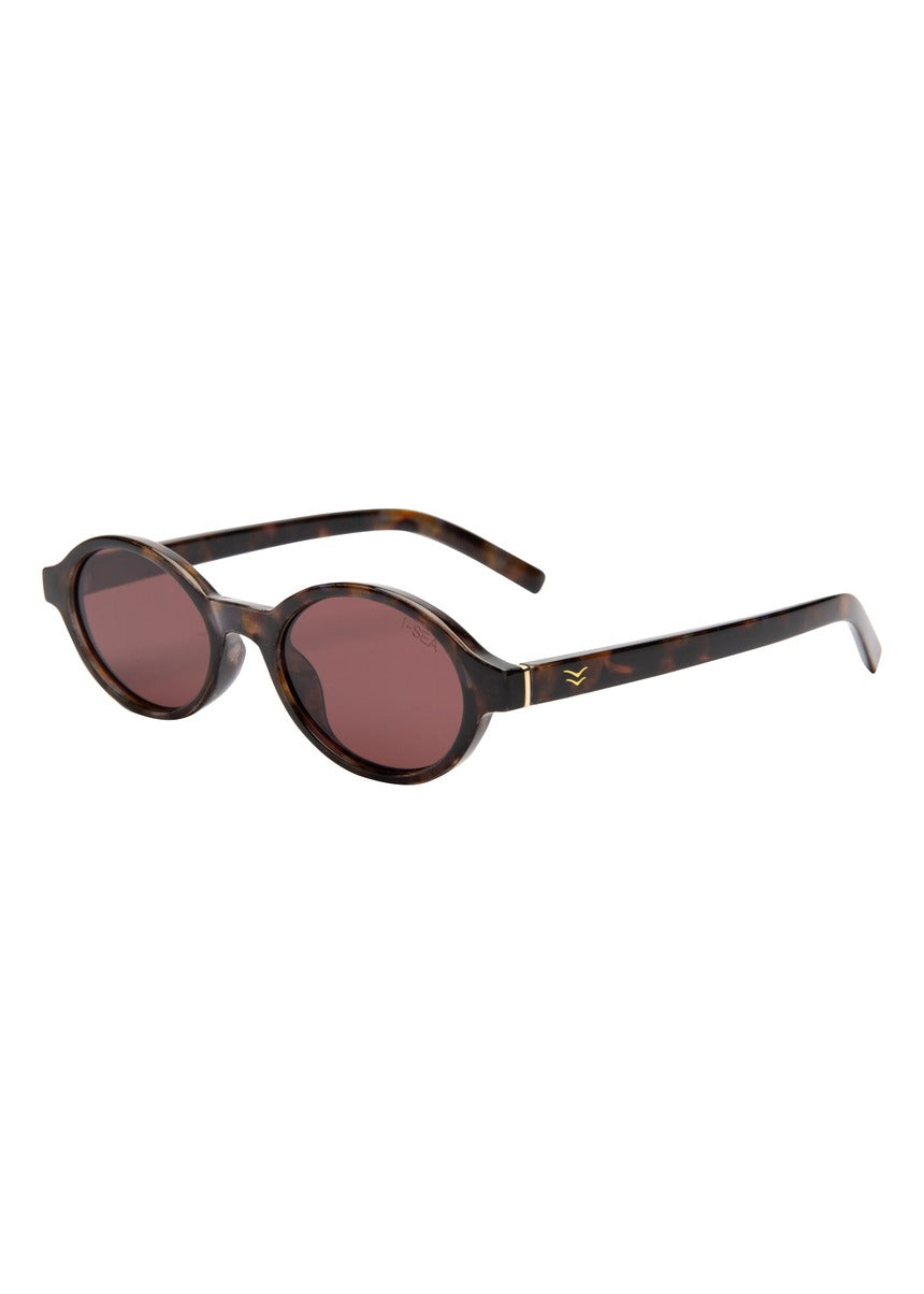 I-SEA Josie sunglasses, tortoiseshell frame with plum polarised lens