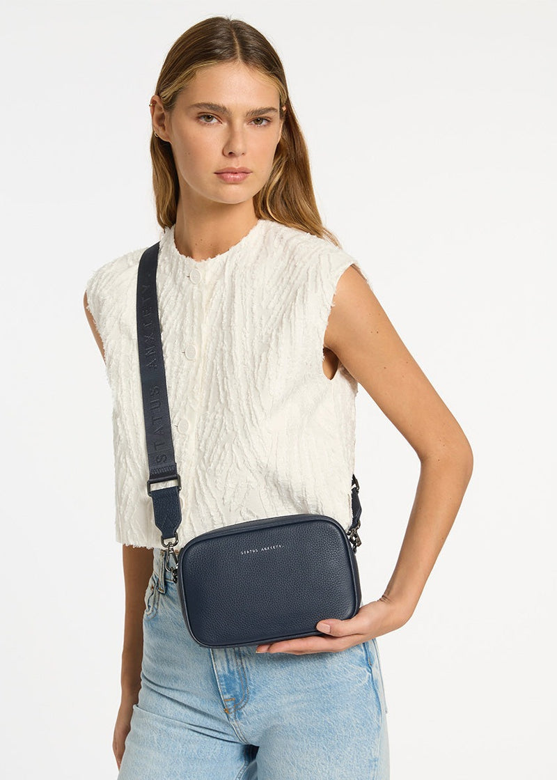 Plunder Bag With Dual Straps - Midnight Blue
