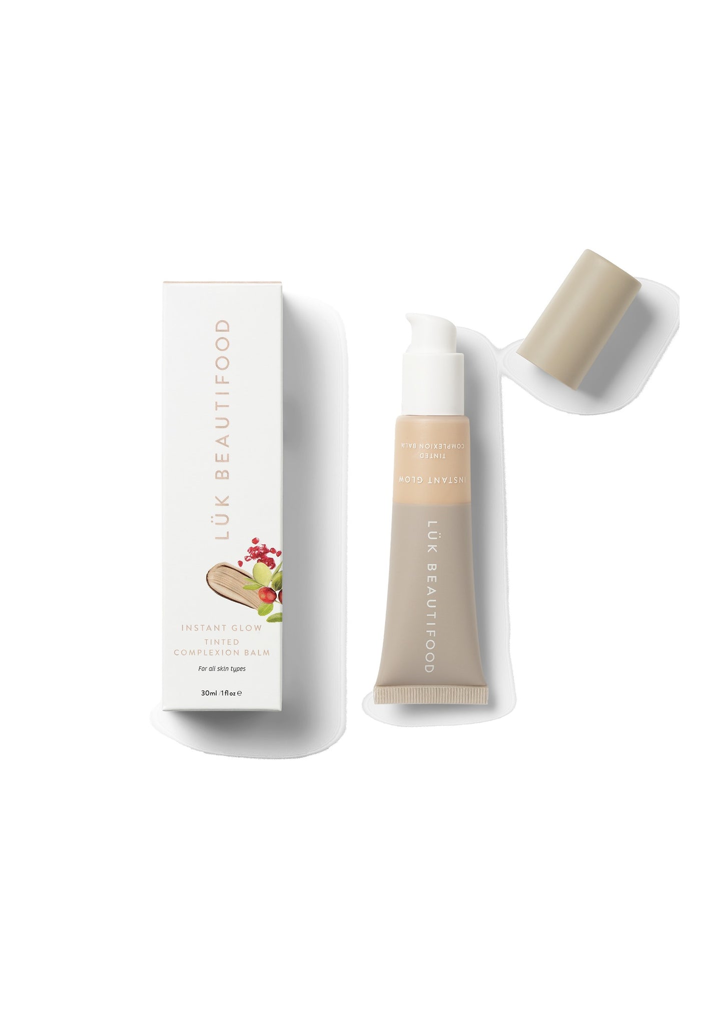 Luk Beautifood - NUDE 2 (Light) - Instant Glow Tinted Complexion Balm 30ml