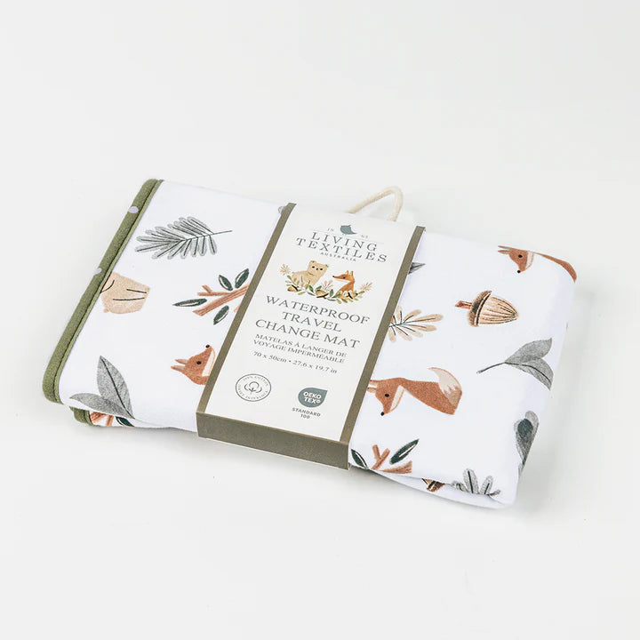 Waterproof Travel Change Mat - Forest Retreat