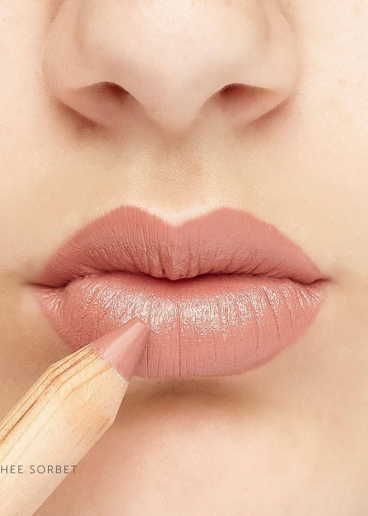 Luk Beautifood - Eco-luxe Lipstick Crayon in Lychee Sorbet