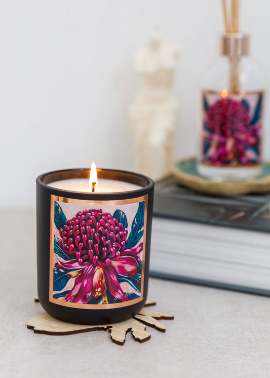 Aroma Pot - 50+hrs Australian artist soy candle - Kakadu plum