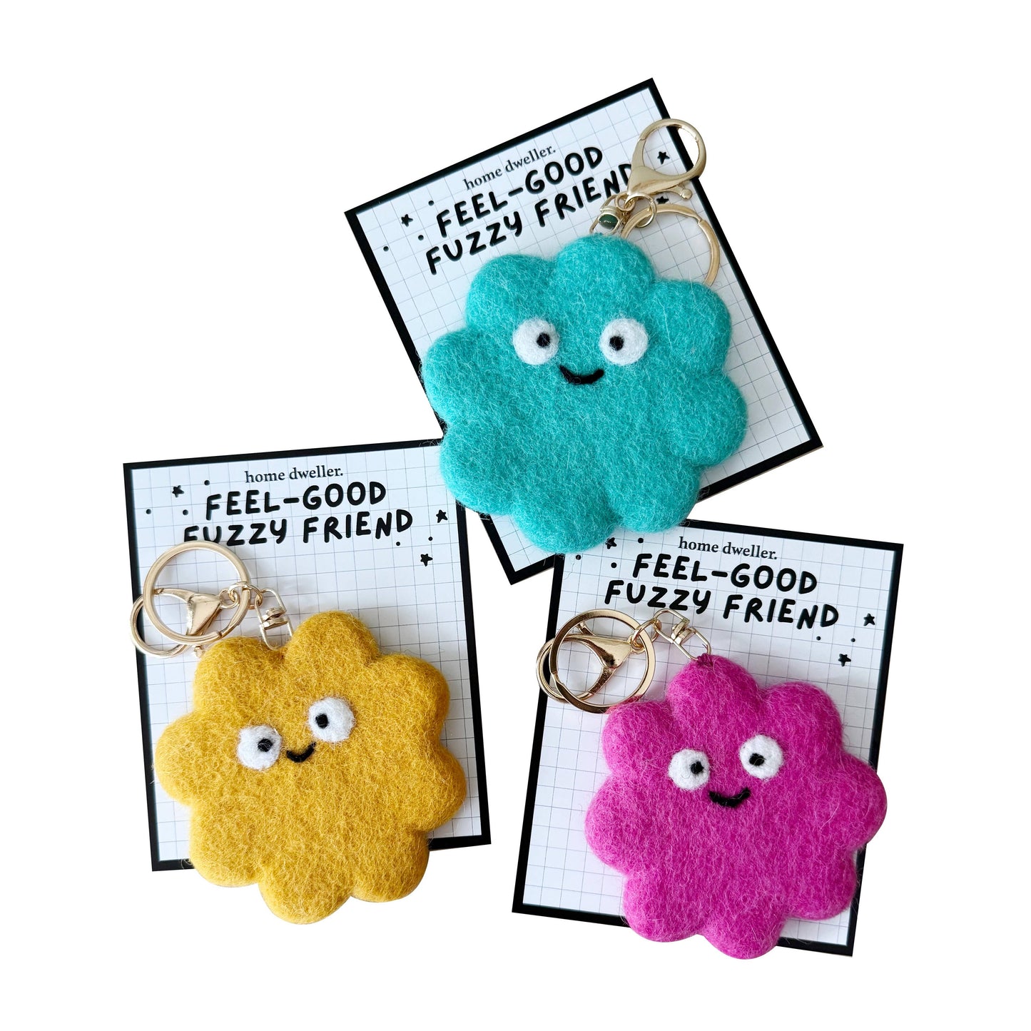 Home Dweller - Feel-Good Fuzzy Friend Bag Charm | Keyring