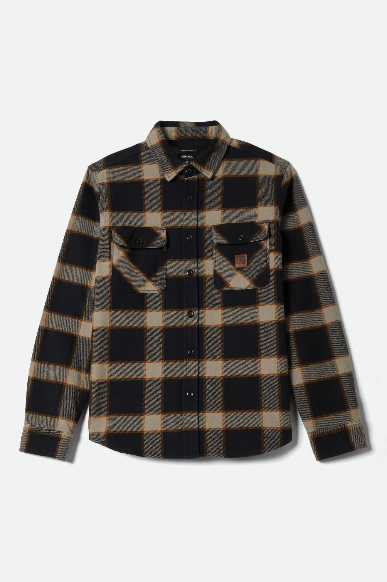 Bowery Heavy Weight L/S Flannel - Black / Cream