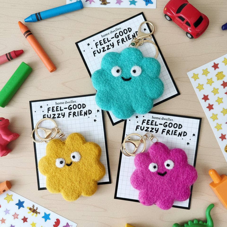 Home Dweller - Feel-Good Fuzzy Friend Bag Charm | Keyring