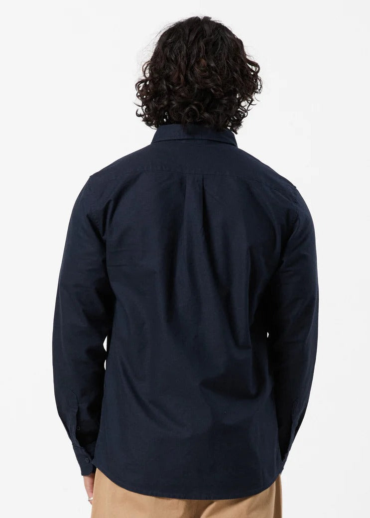 Oxford LS Shirt - Navy
