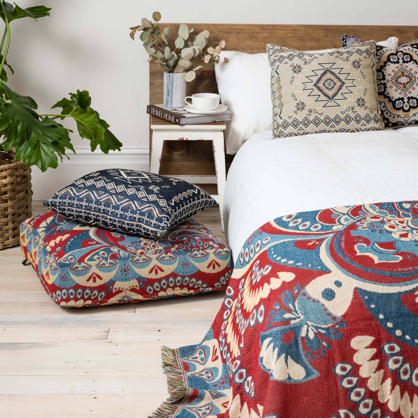 HENDEER - 'You'll Be Mine' Woven Picnic Rug/Throw: Large 170x200cm