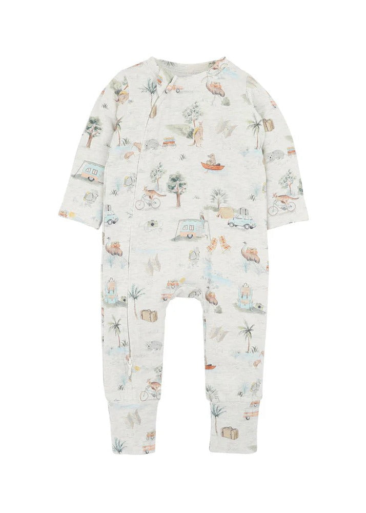 Ivan LS Zipsuit - Ivan Print
