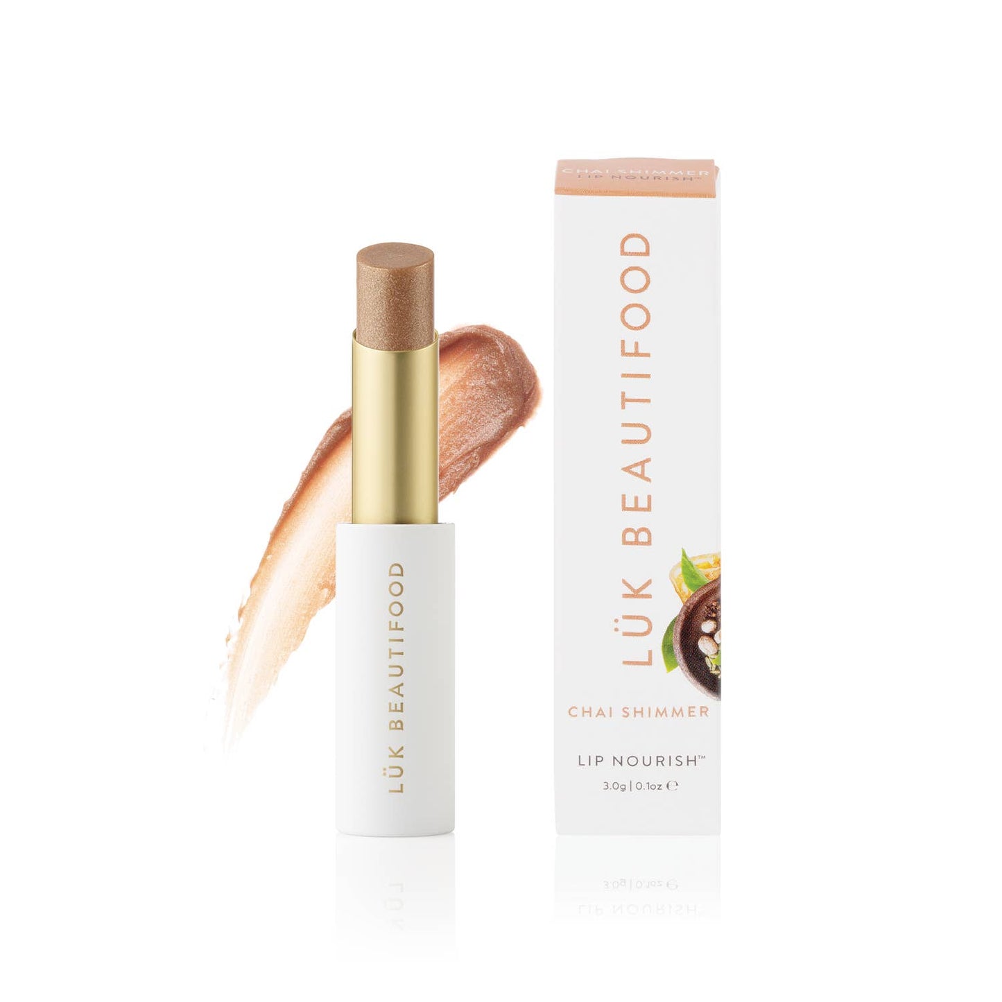 Luk Beautifood - QUICK SHOP 14 Lip Nourish™ Natural Lipstick Shades: Peach Melon