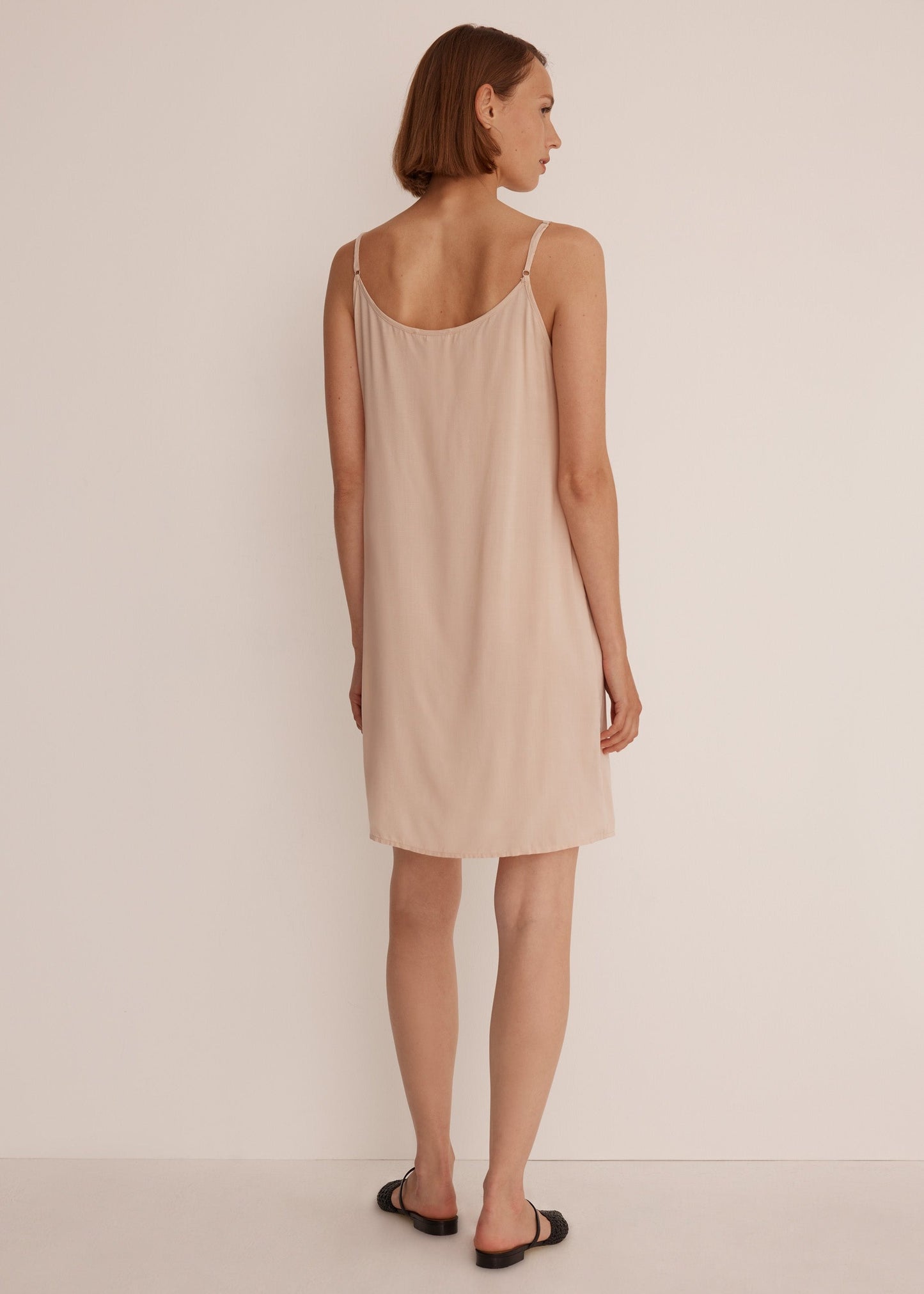Oden Slip Dress - Nude