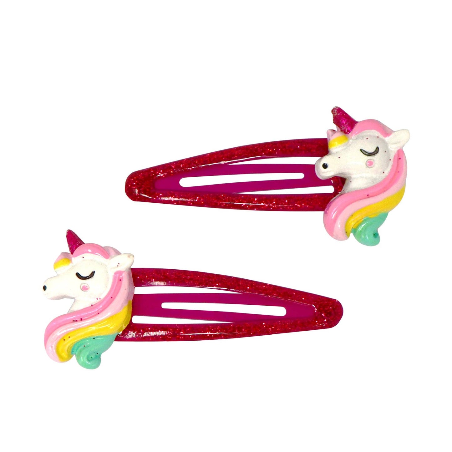 Pink Poppy - Dreamy Unicorn Hair Clips - (Pack Size: 6)