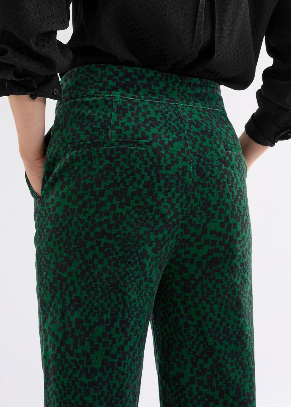 Atles Pants - Green Sinda Print