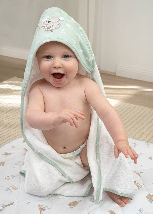 Organic Hooded Towel - Australiana