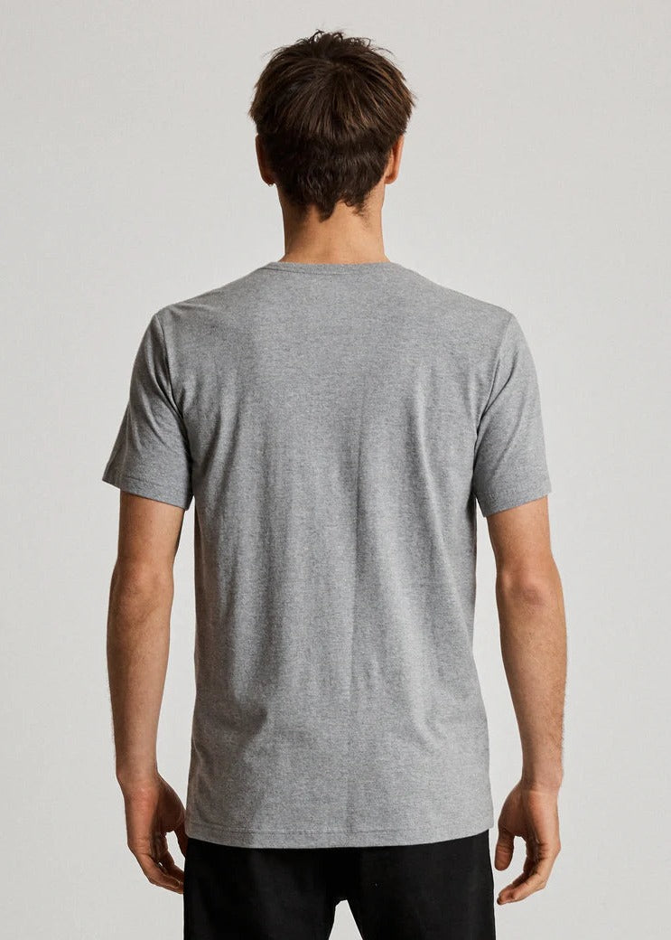 Reginald Organic Tee - Grey Marle