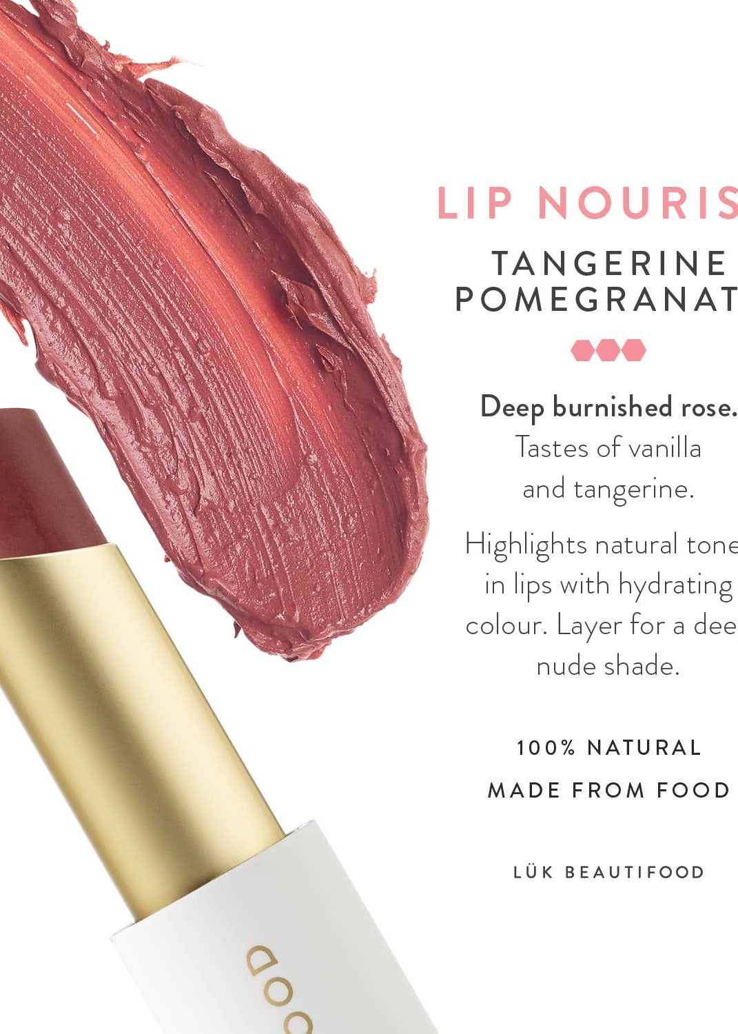 Lip Nourish Lipstick - Tangerine Pomegranate