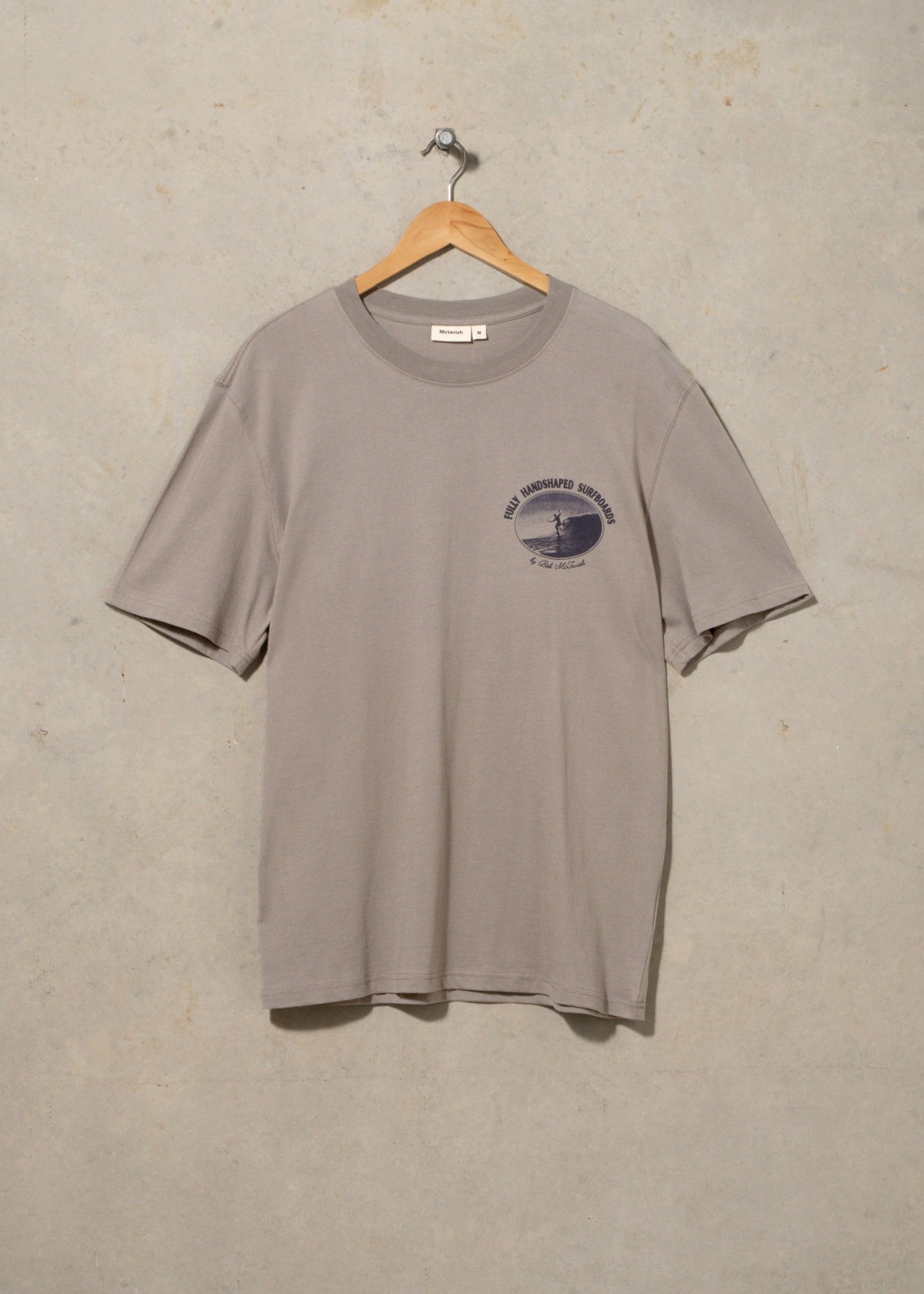Fully Hand Shaped Tee - Grey