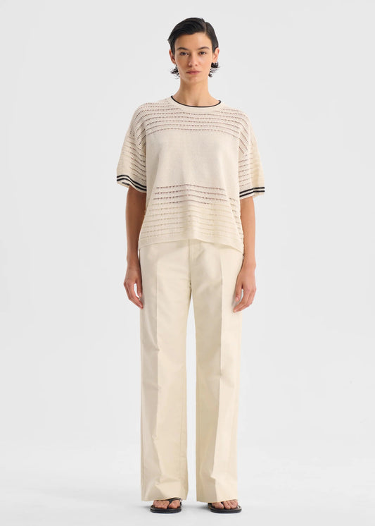 Dallas Knit Tee Milk