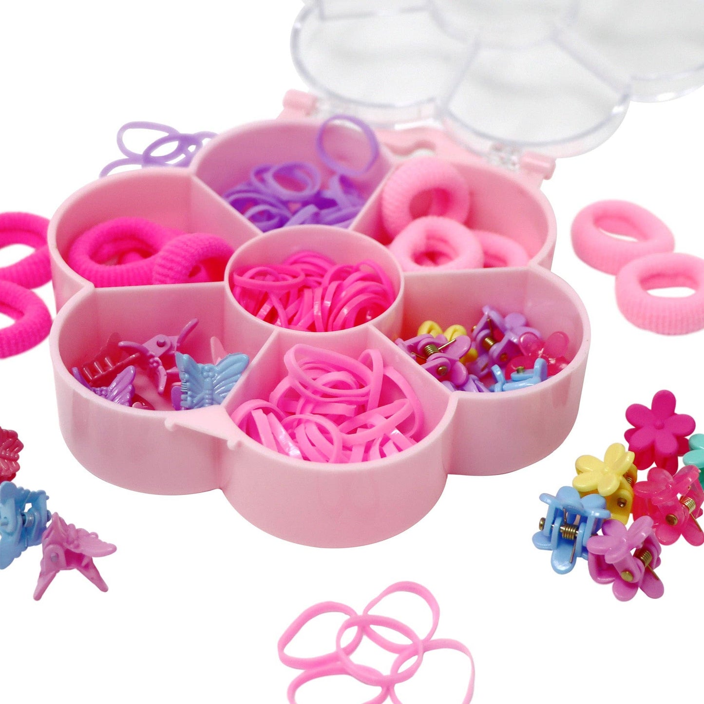 Pink Poppy - Flower Hair Accessory Set - (Pack Size: 6)