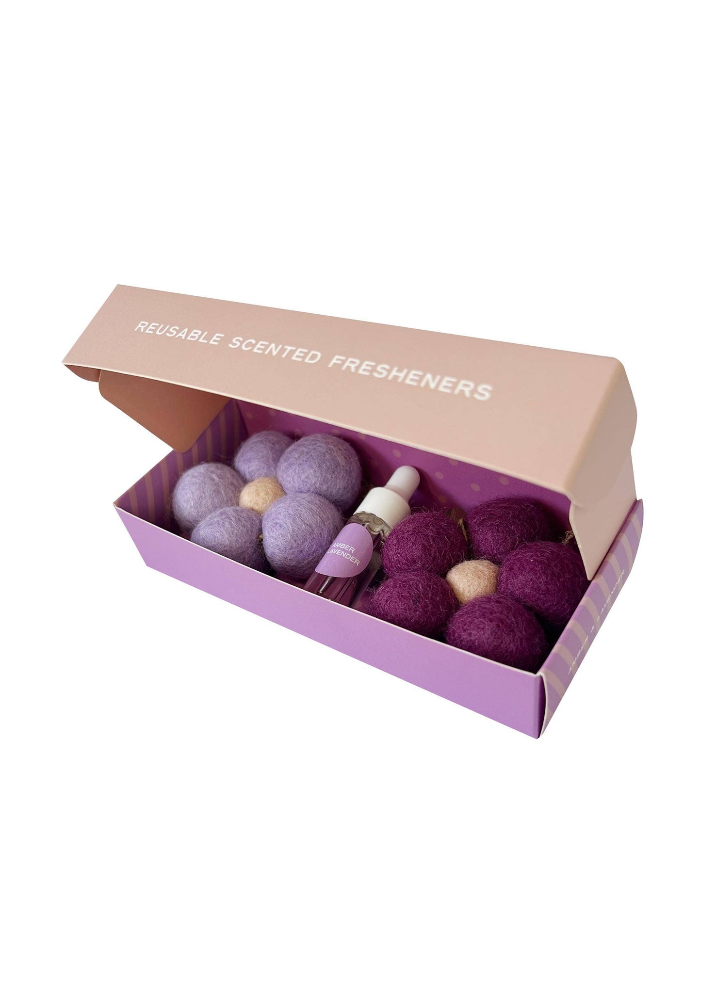Felt Flower Fresheners - Amber & Lavender