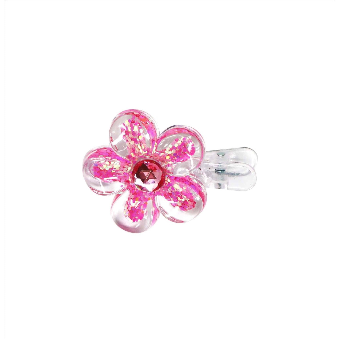 Pink Poppy - Daisy Sparkle Hair Clips - (Pack Size: 6)