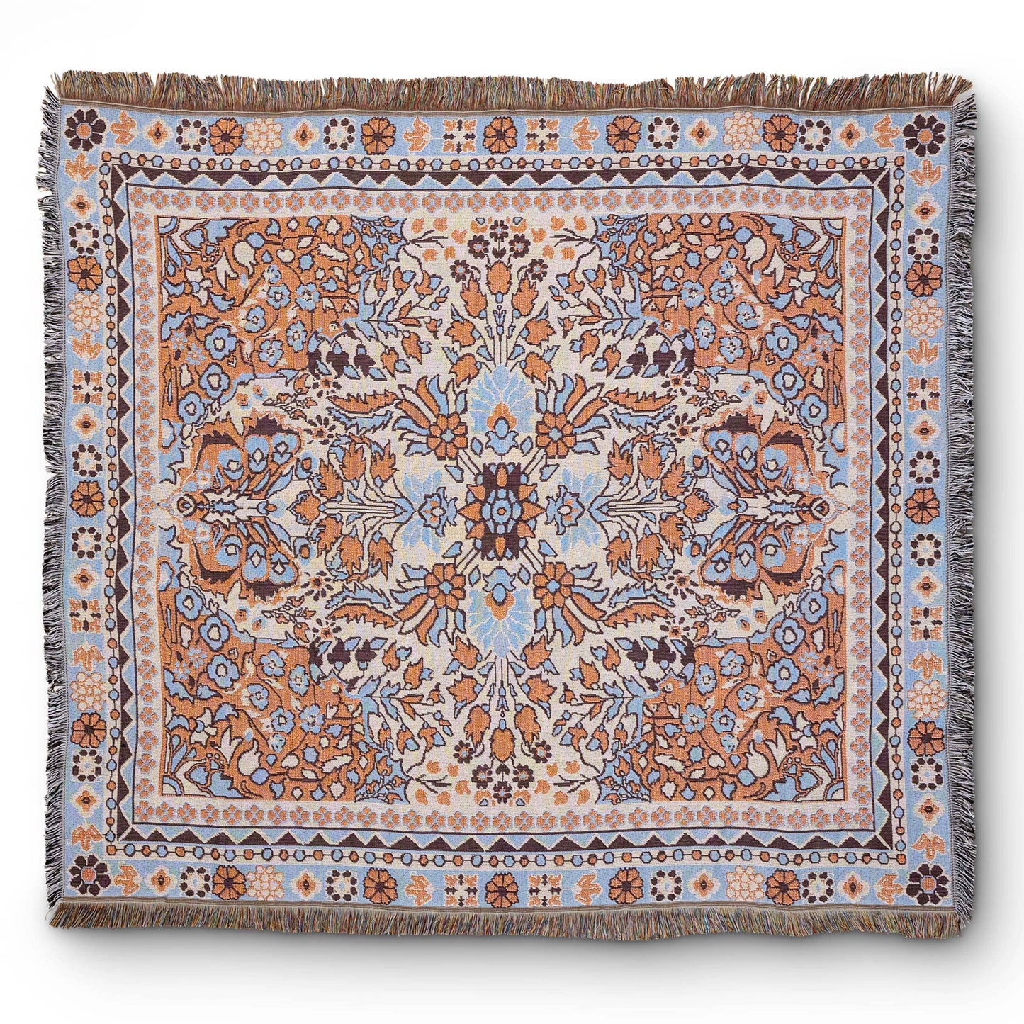 HENDEER - 'PS I Love You' Woven Picnic Rug/Throw: Large 170x200cm