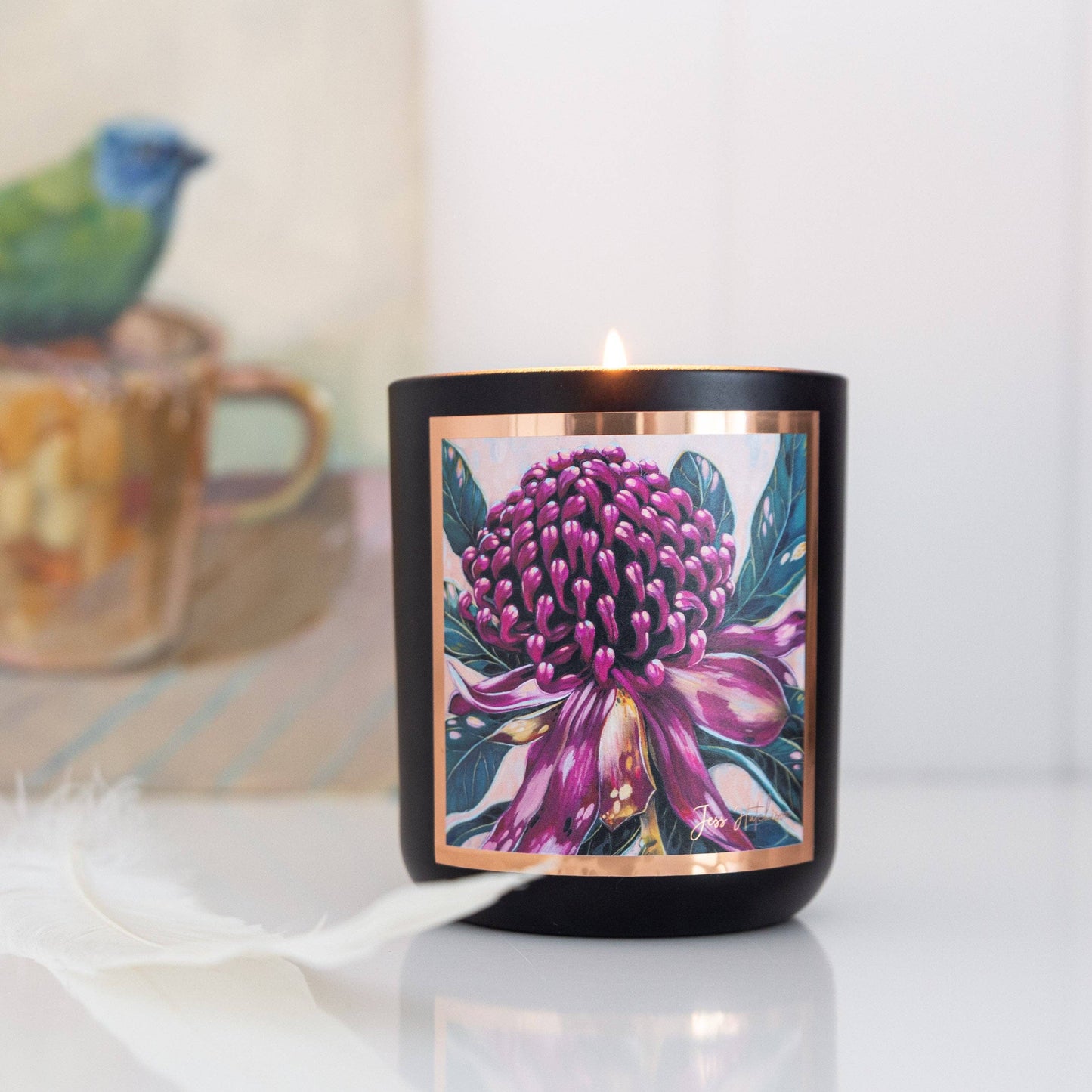 Aroma Pot - 50+hrs Australian artist soy candle - Kakadu plum