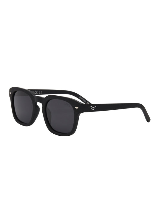 I-SEA Blair 2.0 sunglasses, black frame with smoke polarised lens
