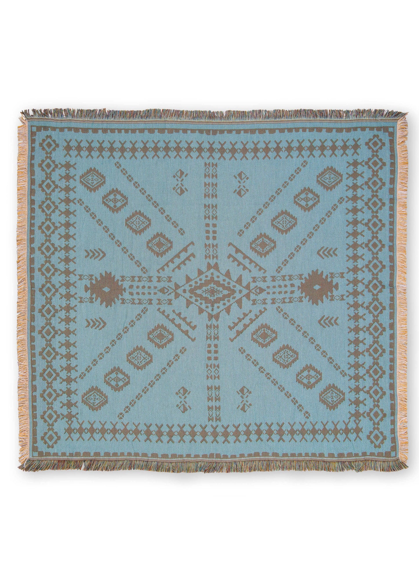 HENDEER - 'Good Day Sunshine' Woven Picnic Rug/Throw: Regular 130x160cm