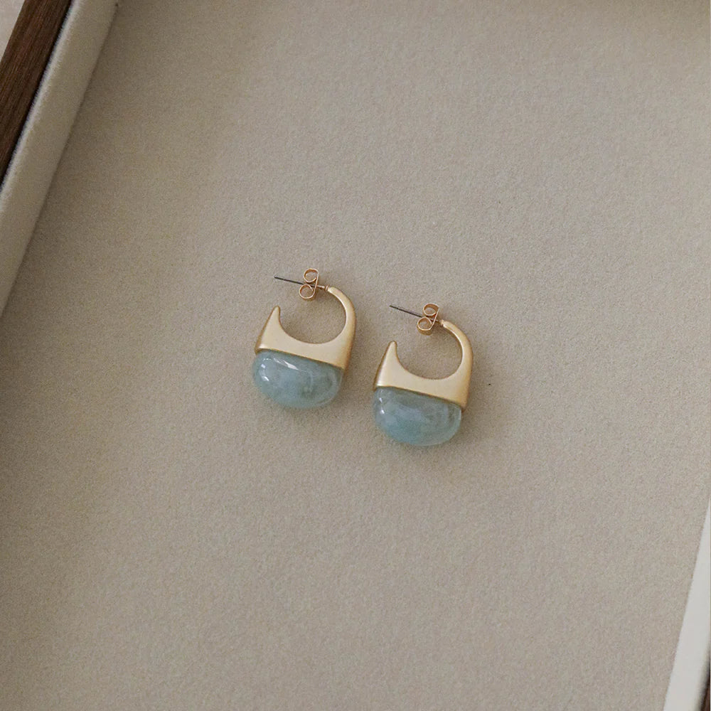 Poppy Earrings - Blue
