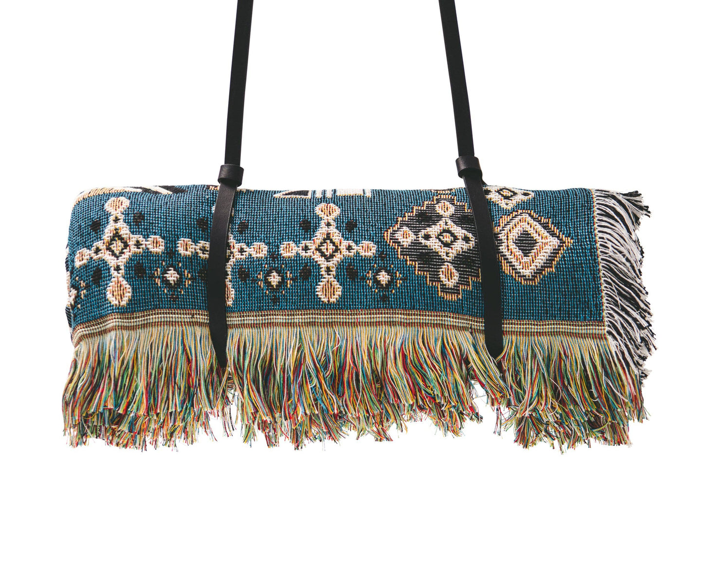 HENDEER - 'Let It Be' Woven Picnic Rug/Throw: Regular 130x160cm