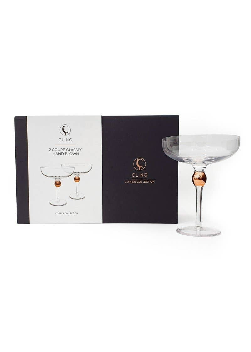 CLINQ - Coupe Glasses (Set of 2)