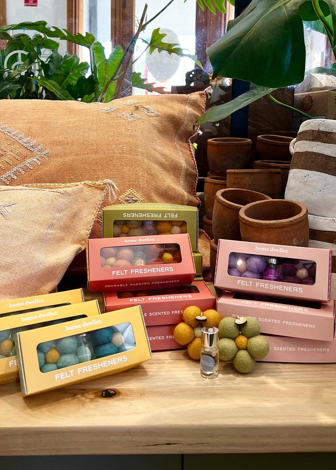 Felt Flower Fresheners - Australian Countryside