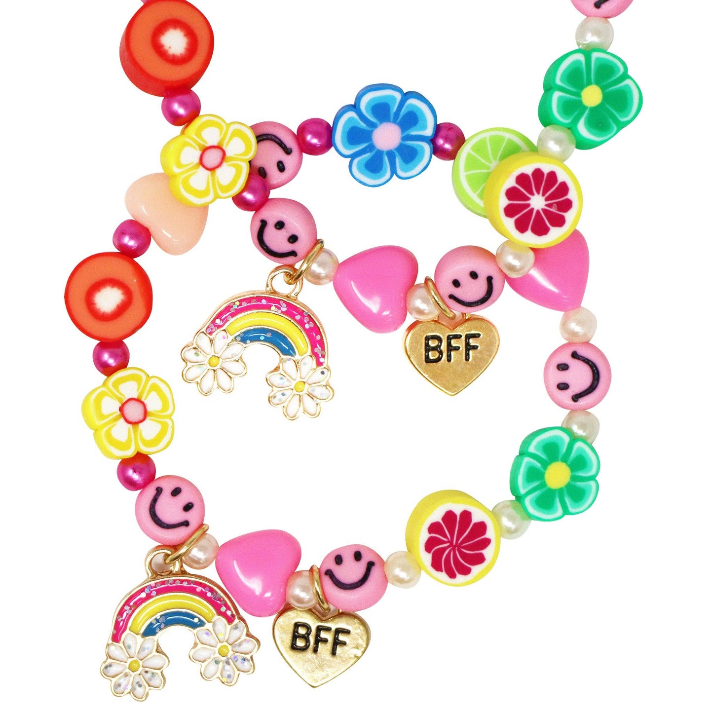 Pink Poppy - BFF Bracelets Set - (Pack Size: 6)