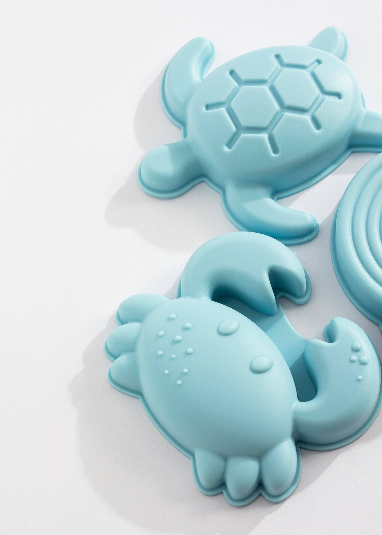 8pc Silicone Bucket Set - Light Blue
