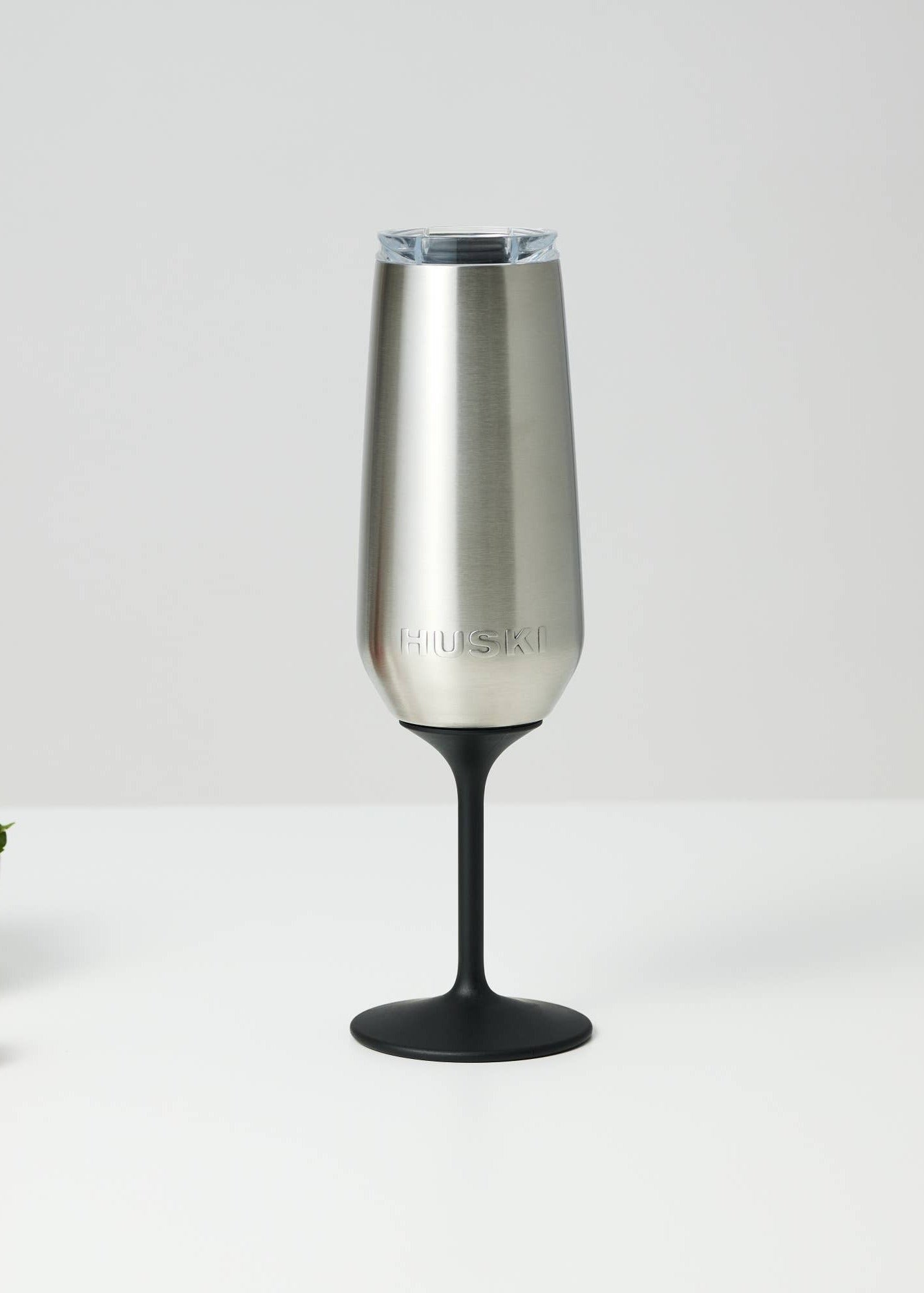 Huski Champagne Flute - Brushed Stainless