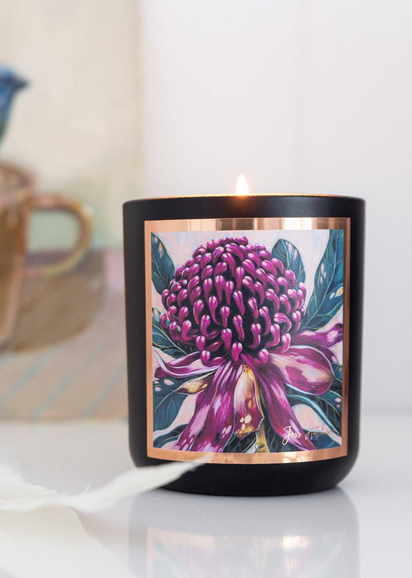 Aroma Pot - 50+hrs Australian artist soy candle - Kakadu plum