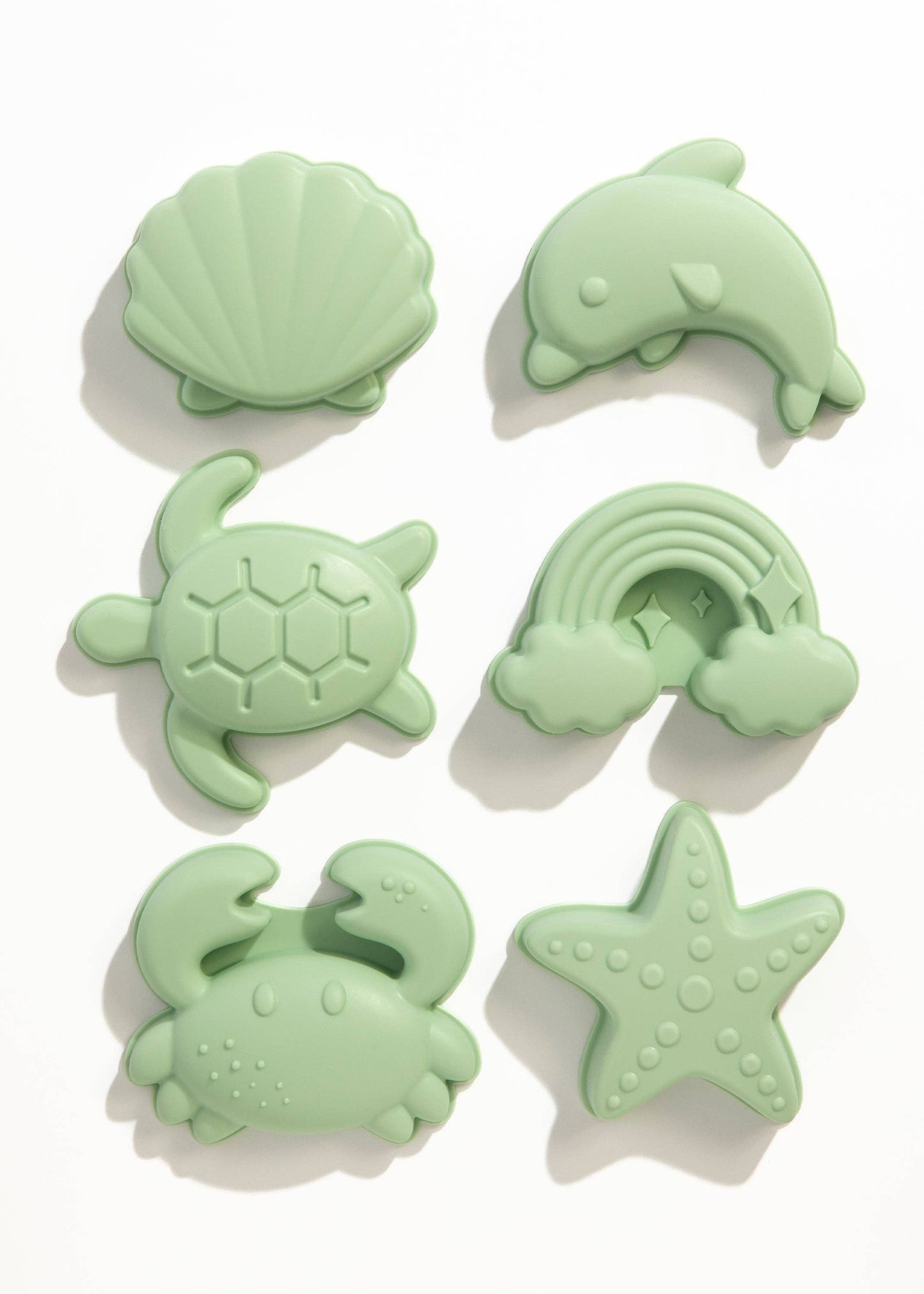 8pc Silicone Bucket Set - Light Sage