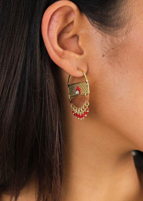 Selena Earrings - Golden