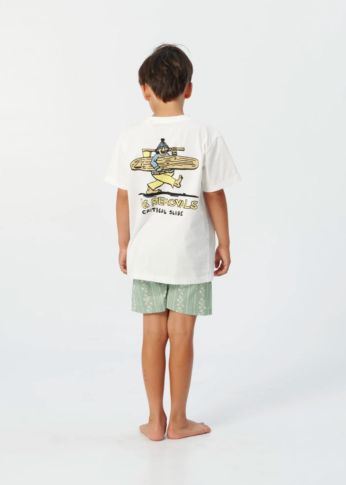 Log Removals Tee - Vintage White