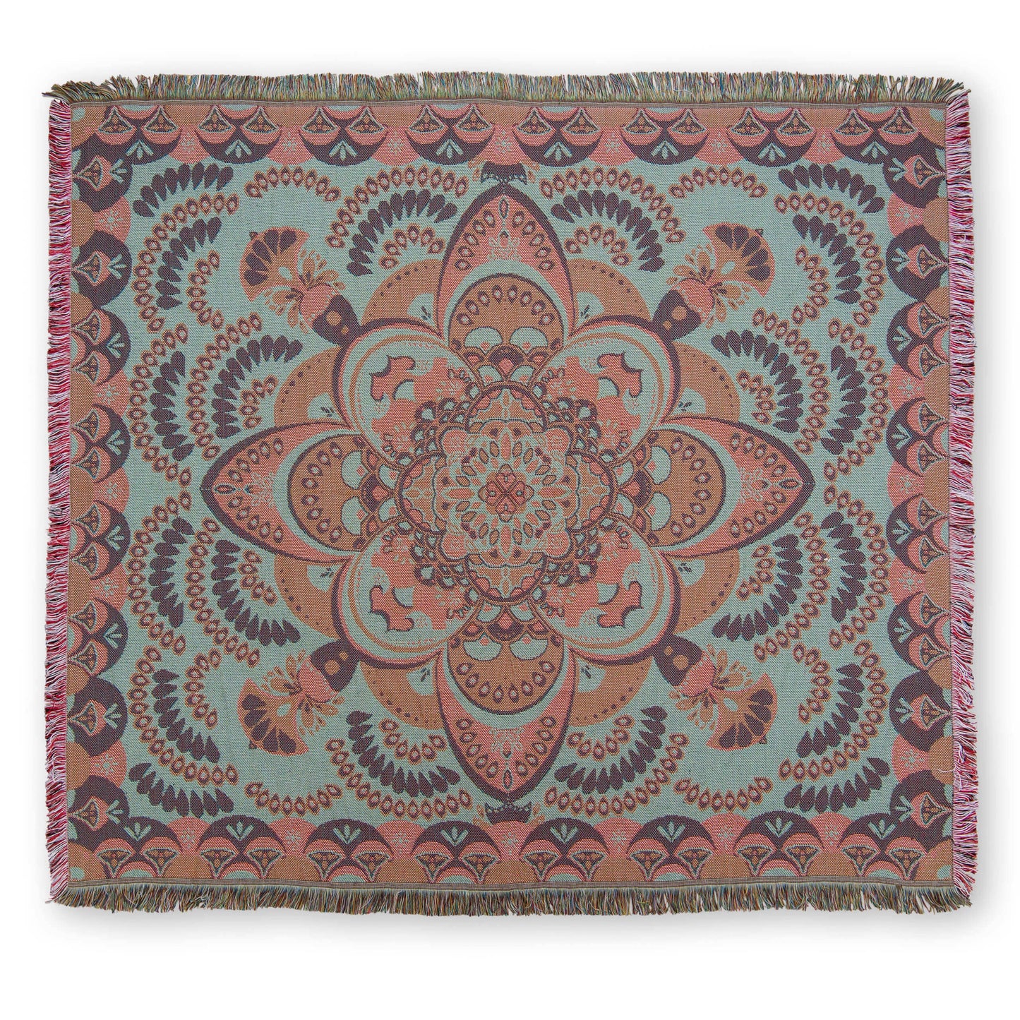 HENDEER - 'You'll Be Mine' Woven Picnic Rug/Throw: Large 170x200cm