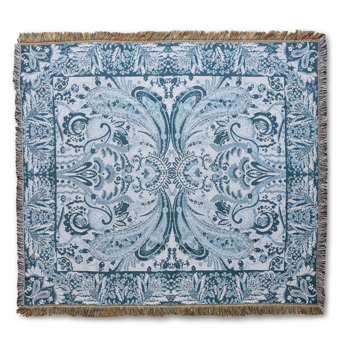 HENDEER - 'Yesterday' Woven Picnic Rug/Throw: Large 170x200cm
