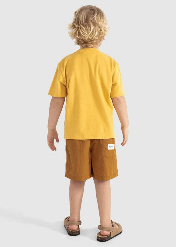 Kids Sun Ra SS T-Shirt - Sun Yellow