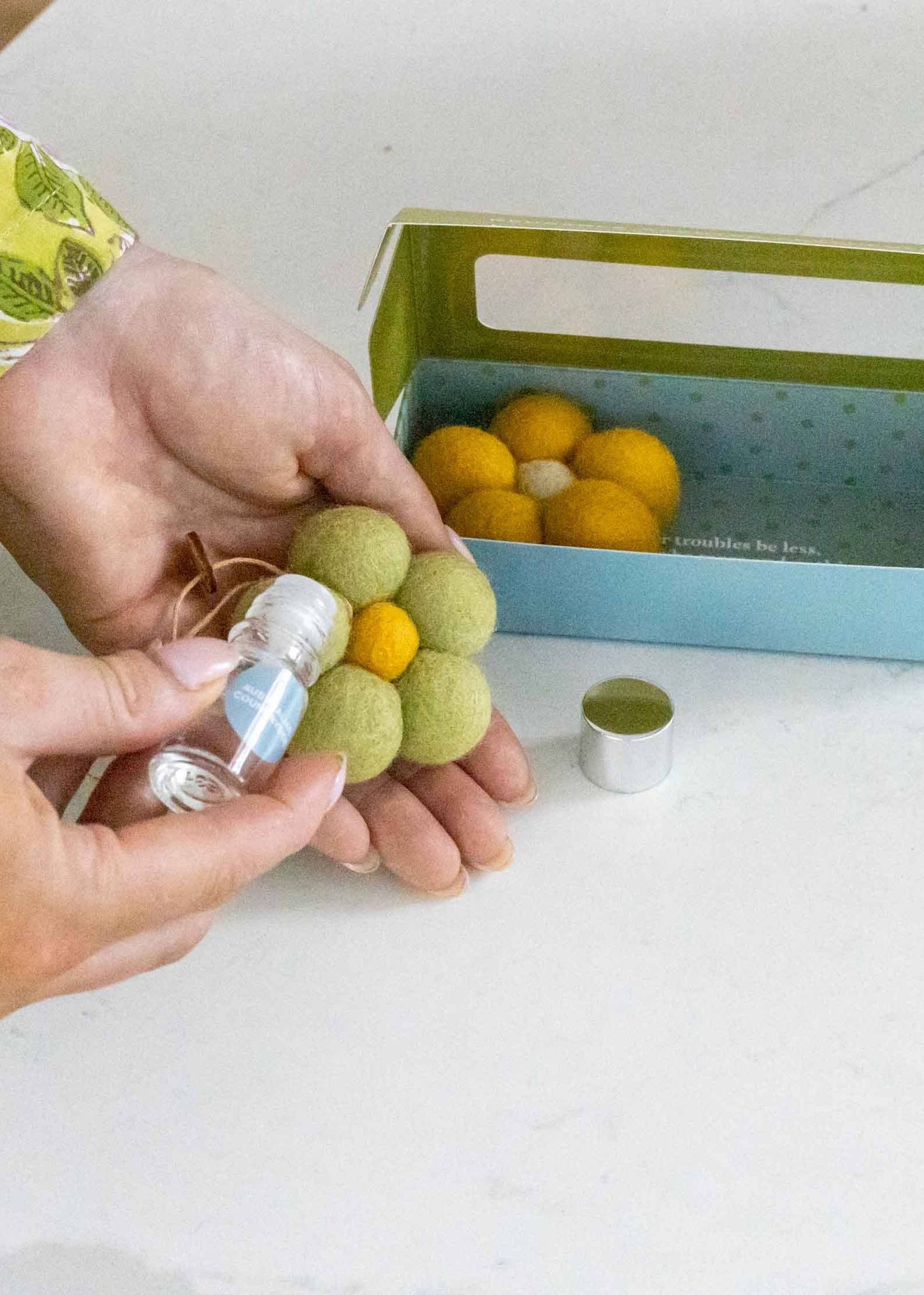Felt Flower Fresheners - Australian Countryside