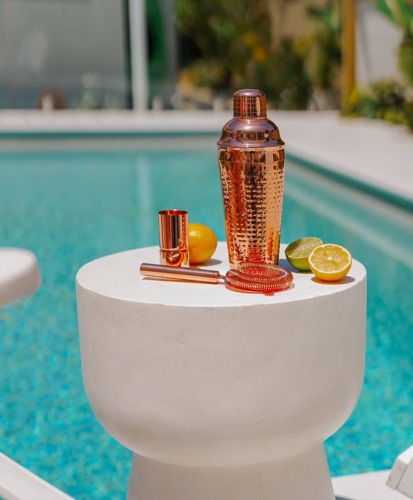 CLINQ - Hammered Copper Cocktail Shaker