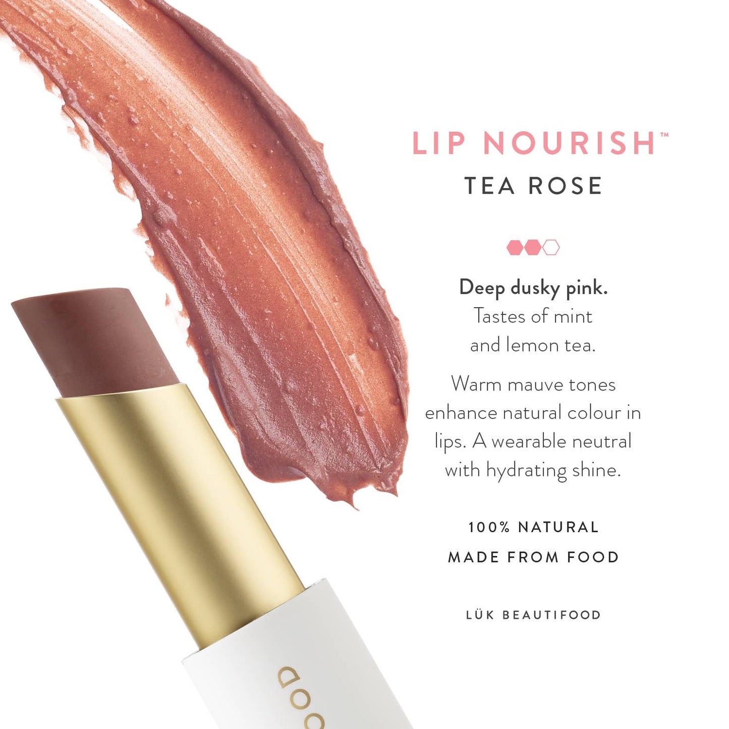 Lip Nourish Lipstick - Tea Rose