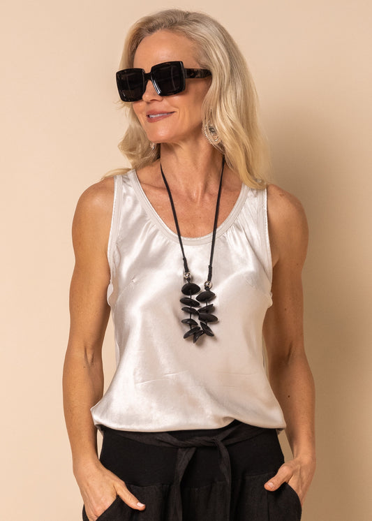 Toyah Singlet - Latte